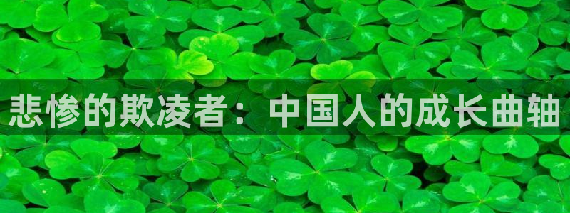 韩漫漫画在线看网站：悲惨的欺凌者：中国人的成长曲轴