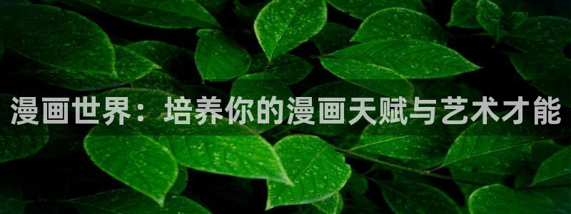 汗汗漫画韩漫漫画：漫画世界：培养你的漫画天赋与艺术才能